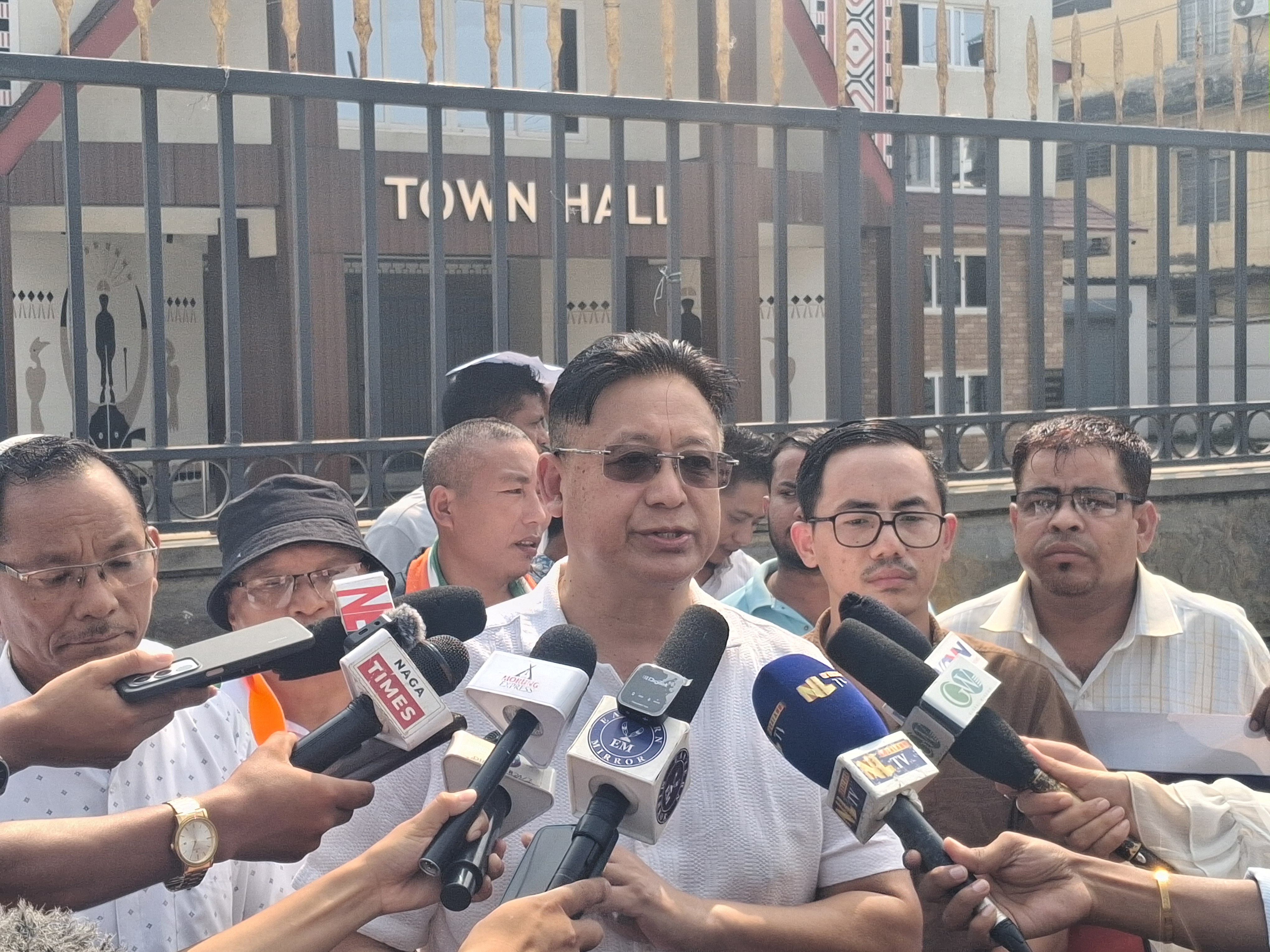 Dimapur Congress holds protest march, demands CEC's resignation