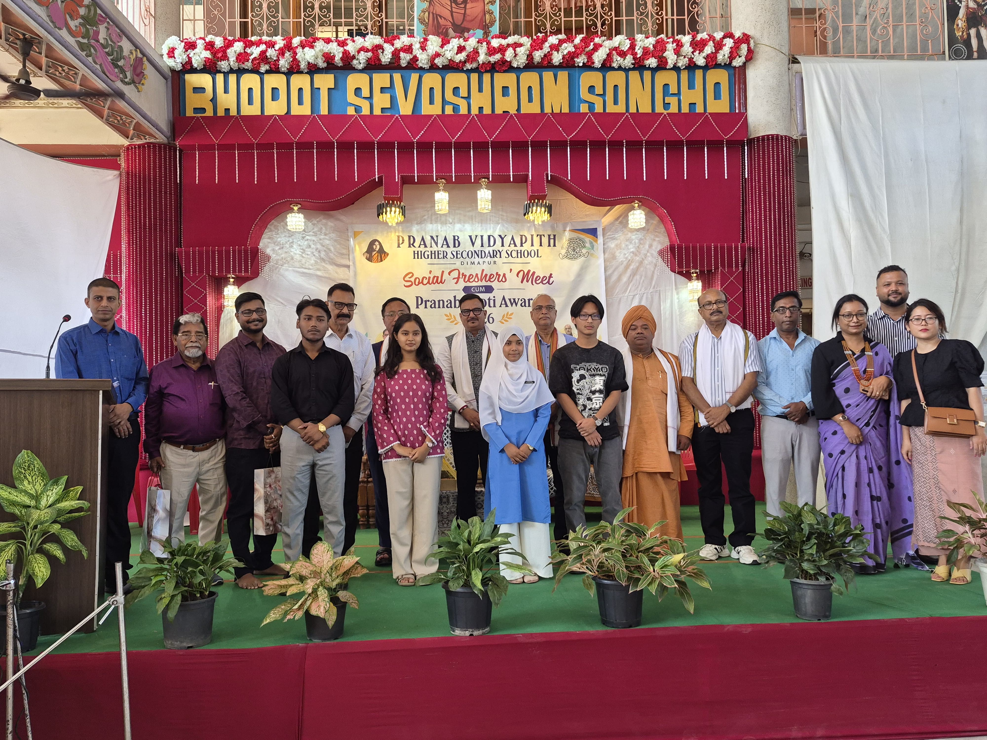 Kamal Jain to fund education of five underprivileged students of Pranab Vidyapith HSS from next academic session