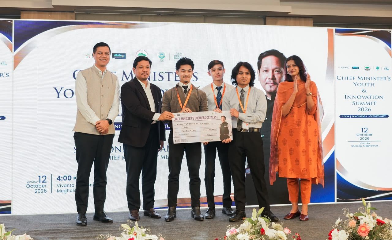 MIT University of Meghalaya team wins CM's Business Catalyst Challenge