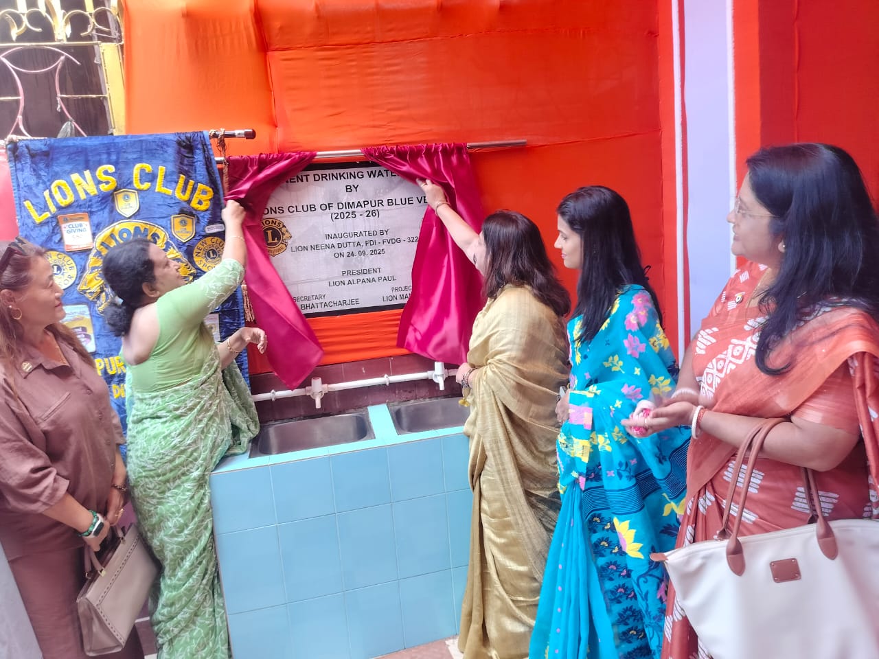 The  Lions Club of Blue Venda has successfully completed and inaugurated a comprehensive drinking water project at Kalibari Dimapur